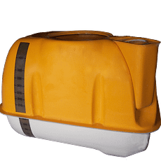 Conjunto depósito 400L rectangular